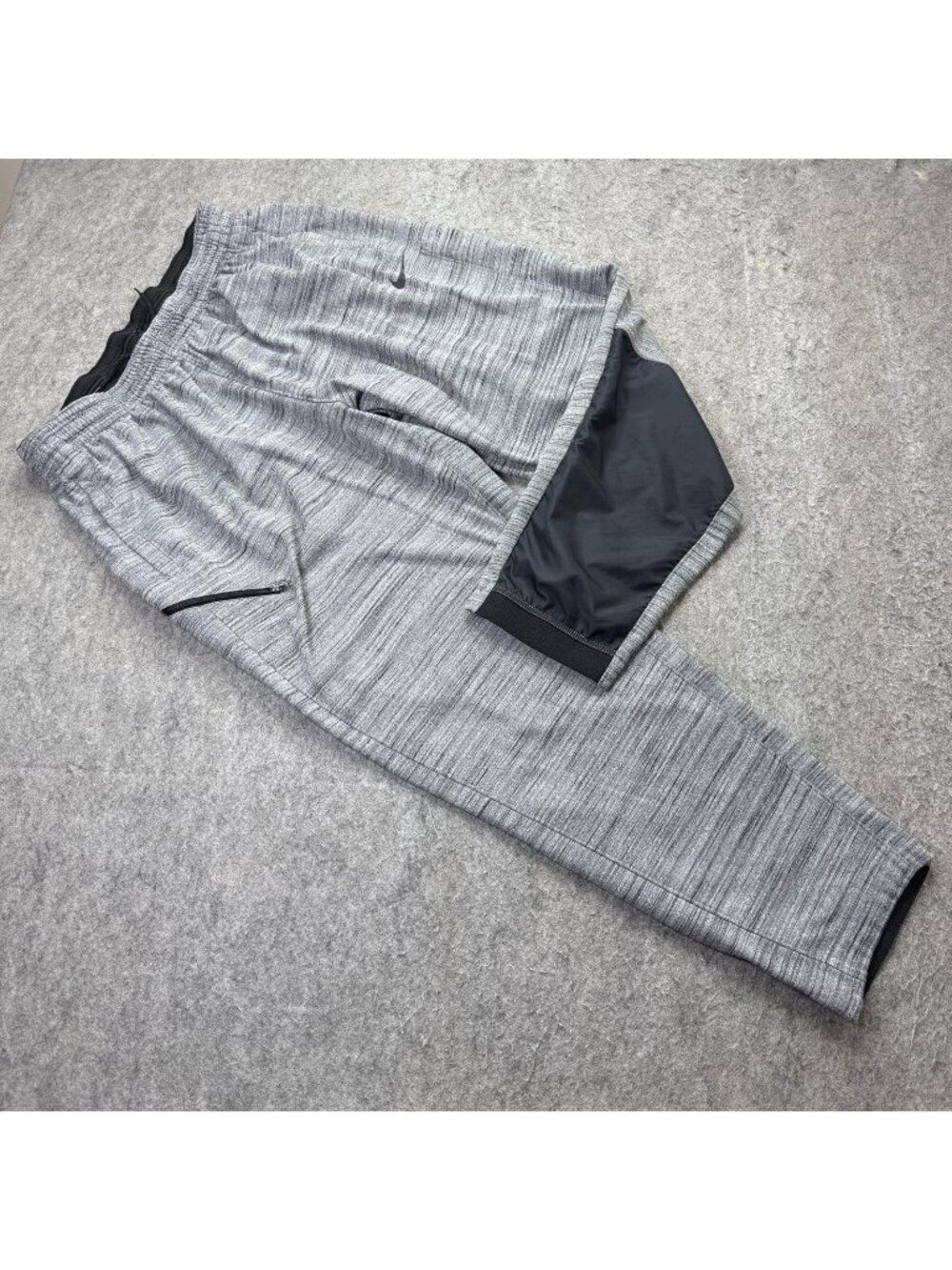 Nike Showtime Basketball Jogger Men 3XL Gray 30" Tapered Fleece Winterized